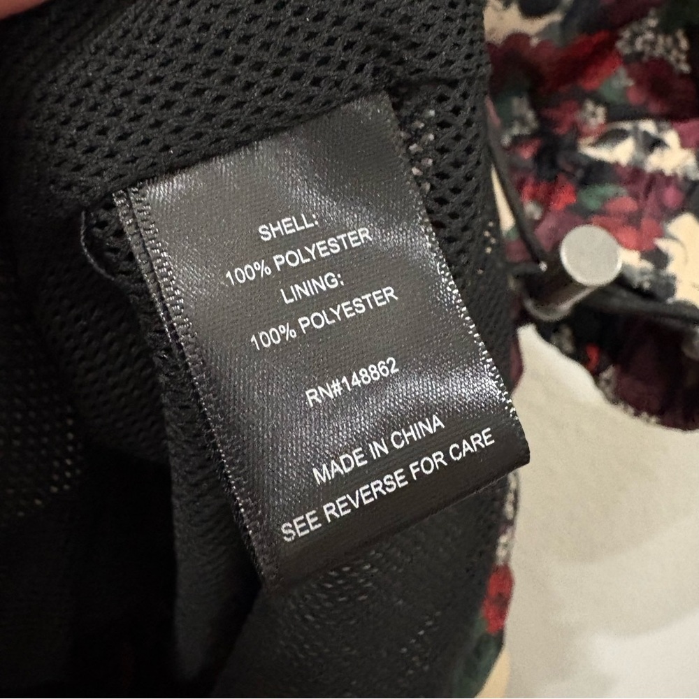 torrid Skull and Floral Rain Jacket - Picture 6 of 11